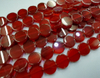 Natural Mother of pearl red agate round shape necklace making jewelry parts DIY bracelet pendant design cabochon shape 