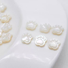 Natural Mother of pearl claw for cat design small cabochon earrings design girl jewelry design inlay beans pretty things icons 