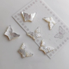 Natural Mother of pearl butterfly shape cutting for fashion jewelry making DIY small beans beauty things cabochon for bracelet 