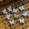 Natural Mother of pearl butterfly design cutting small beans for necklace making face cutting earrings using bracelet parts jewelry 