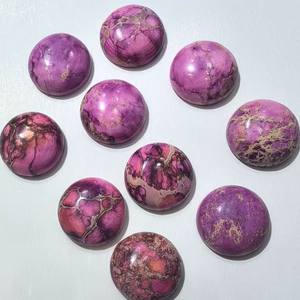 Natural Mother of pearl cabochon stone rings inlay making women jewelry design colorful stone beans necklace turquoise parts 