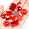 Natural Mother of pearl small round cutting for fashion jewelry making red agate gourd shape plain face small beans bracelet 