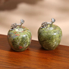 Natural Mother of pearl apple shape pendant small beans for girl jewelry making design colorful stone pretty things for DIY gift