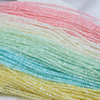 Natural Mother of pearl necklace making colorful shell small beans women jewelry DIY parts free shape cutting for chain using