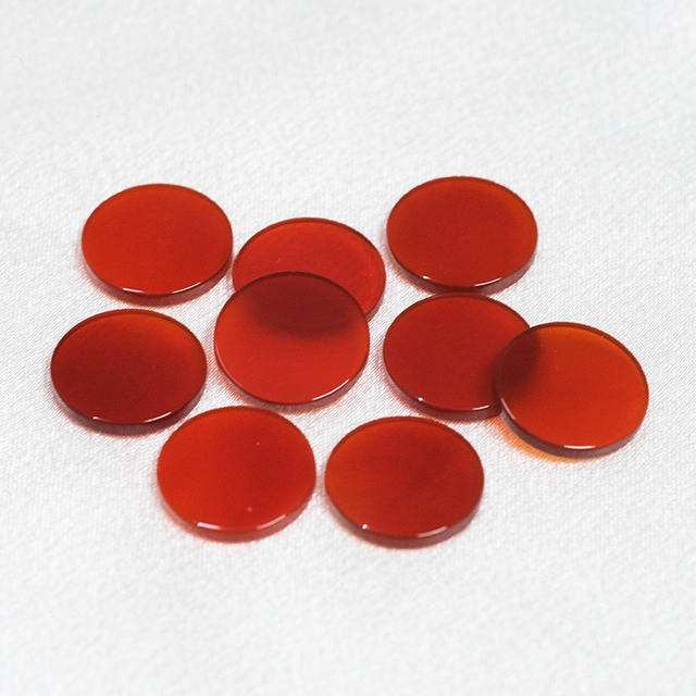 Natural Mother of pearl disco shape cutting for earrings inlay design red agate plain face small beans round cabochon pretty 