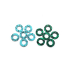 Natural Mother of pearl cabochon shape cutting colorful stone for rings design face cutting blue stone women jewelry beans 