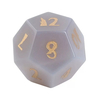 Natural Mother of pearl cube shape cutting gray agate dice for play for man small beans pretty things by stone onxy cabochon 