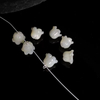 Natural Mother of pearl flower shape cutting earrings design for DIY women jewelry brooch colorful beans fashion little things 