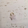 Natural Mother of pearl star shape cutting earring making DIY women jewelry small parts fashion face cutting bombe stone colorful