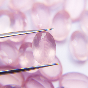 Natural Mother of pearl oval shape cutting for earrings design making inlay women jewelry small beans rose crystal face carving 