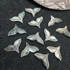 Natural Mother of pearl fish tail shape cutting black shell small beans design women jewelry bracelet making pretty things using 