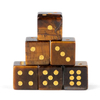Natural Mother of pearl dice shape cutting lapis stone the cubes for play red stone colorful small beans pretty things for man 