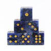 Natural Mother of pearl dice shape cutting lapis stone the cubes for play red stone colorful small beans pretty things for man 
