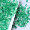 Natural Mother of pearl oval shape cabochon cutting small beans parts green agate for rings design inlay making women necklace using