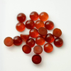 Natural Mother of pearl disco cabochon for rings inlay design red agate round shape higt thickness small beans women jewelry DIY