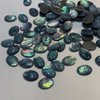 Natural Mother of pearl oval shape design cutting for earrings making women necklace colorful beans jewelry parts rings inlay 
