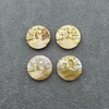 Natural Mother of pearl animal design cutting for jewelry pendant making inlay design sky small beans for bracelet yellow shell 