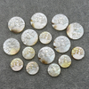 Natural Mother of pearl animal design cutting for jewelry pendant making inlay design sky small beans for bracelet yellow shell 
