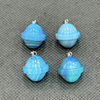 Natural Mother of pearl small beans for pendant design making round shape cutting colorful stone women necklace design making