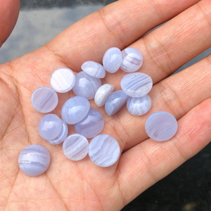 Natural Mother of pearl oval cabochon design gray agate earrings design inlay making women jewelry necklace DIY blue stone 