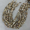 Natural Mother of pearl small beans cutting for necklace design making gray shell women fashion jewelry DIY conch shell bracelet