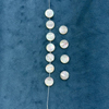 Natural Mother of pearl small beans cutting cabochon shape for women jewelry earrings design bombe face double carving 