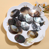Natural Mother of pearl oval shape cutting big size for pendant jewelry making plain for DIY brown color bracelet design making 
