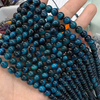 Natural Mother of pearl necklace women jewelry blue tiger eyes stone beans round ball bracelet making design for DIY small size