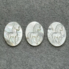 Natural Mother of pearl animal shape cutting cabochon pendant design jewelry inlay making embossment design women earrings 