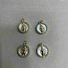 Natural Mother of pearl virgin image cutting jewelry pendant guadalupe design for necklace making small beads bracelet making