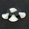 Natural Mother of pearl cabochon cutting design necklace jewelry making rings design women earring white beads small parts 