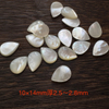 Natural Mother of pearl drop cabochon carving inlay design making bombe shape small size earring design white shell bracelet 