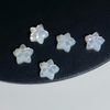 Natural Mother of pearl star shape design carving for jewelry necklace making cabochon women jewelry fashion design rings