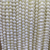 Natural Mother of pearl round ball necklace design white mop conch shell for women chain design making bracelet DIY beads 