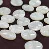 Natural Mother of pearl round shape cutting cabochon embossment design icons pendant jewelry inlay making face carving 