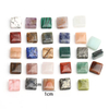 Natural Mother of pearl stone beads jewelry chain design making square shape for necklace malachite stone lapis fashion jewelry