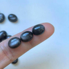 Natural Mother of pearl oval cabochon cutting rings design inlay making obsidian stone small beans women jewelry using cabochon