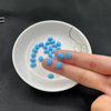 Natural Mother of pearl small cabochon earrings design inlay making for women jewelry using turquoise plain face rings design 