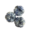 Natural Mother of pearl flower shape cutting by handmade green aventurine for necklace making yellow jade women rings design
