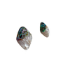 Natural Mother of pearl rhombic shape cutting for pendant design using big cabochon abalone shell joint style women jewelry 