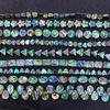 Natural Mother of pearl heart shape cabochon for earrings DIY rhombus shape carving abalone shell necklace using small things
