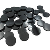 Natural Mother of pearl disco shape cutting rings inlay making black onxy flat face agate necklace design women jewelry using beans