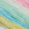 Natural Mother of pearl necklace making colorful shell small beans women jewelry DIY parts free shape cutting for chain using