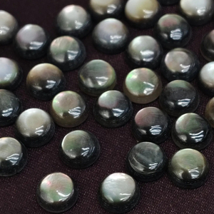 Natural Mother of pearl oval shape cutting cabochon for rings inlay design making garden crystal green color face cutting bracelet 