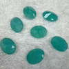 Natural Mother of pearl small beans cutting face cabochon oval shape for rings inlay design making amazon stone blue stone bombe