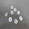 Natural Mother of pearl oval shape cutting jesus image for pendant inlay making guadalupe design icons white shell necklace design