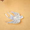 Natural Mother of pearl bird shape cutting for women pendant bigger parts jewelry design making cabochon icons image bracelet 
