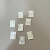 Natural Mother of pearl guadalupe design cutting square shape inlay jewelry white shell icons design cabochon small beans parts