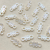 Natural Mother of pearl infinite design cutting small cabochon for jewelry DIY beans using necklace making parts women bracelet 