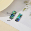 Natural Mother of pearl hollow pendant women jewelry earrings making abalone shell drop shape cutting bigger pendant fashion 